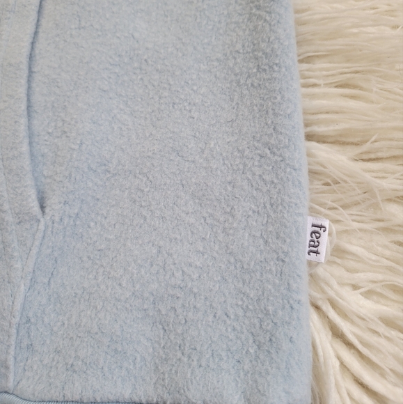 Feat women Burr blue blanket blend  soft cozy hoodie - Picture 11 of 11